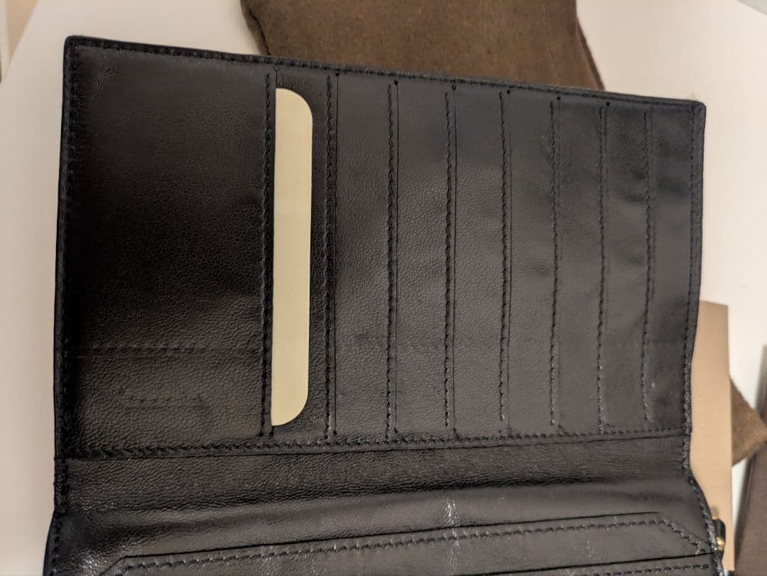 未使用✫BOTTEGA VENETA ボッテガ イントレチャート 二つ折り財布