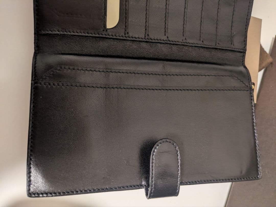 未使用✫BOTTEGA VENETA ボッテガ イントレチャート 二つ折り財布
