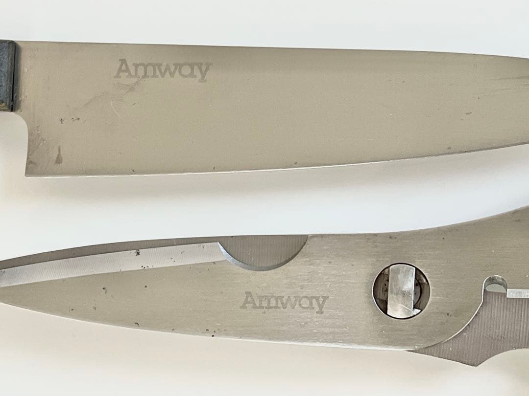 Amway 包丁セット 5点 & キッチンシアーズ ハサミ