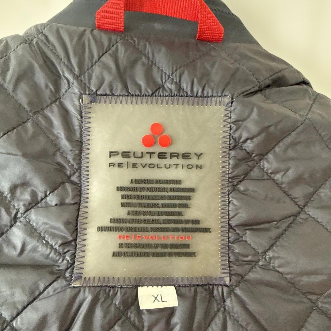 PEUTEREY ステンカラーコート XL ネイビー