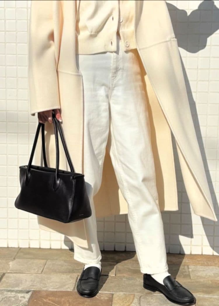 ハイウエストデニム　CD170　COLOR:WHITE - WH サイズ:23