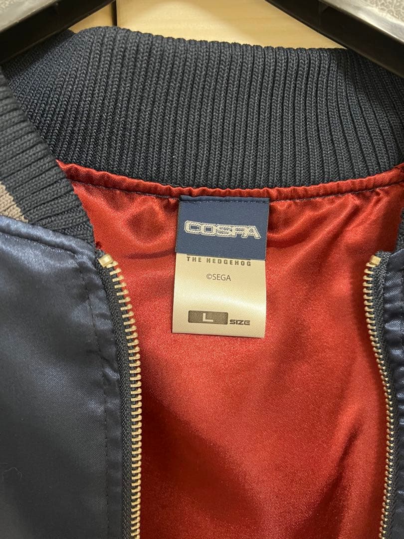 【即決に切替】コスパCOSPA　ソニック・ザ・ヘッジホッグ スカジャン Ｌ