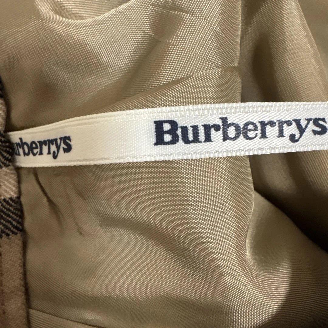 公*o様 Burberrys 巻きスカート ノバチェック ウール　フリンジ 美品