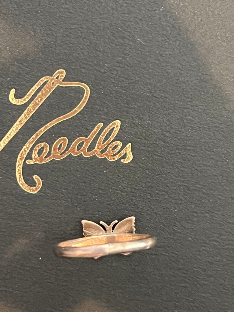 Needles ゴールドリング 箱付き17号