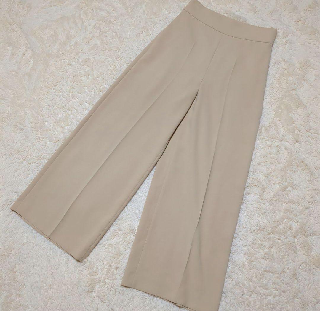 美品！ZARA　スーツセットアップ　ロールアップスリーブ　ワイドパンツ