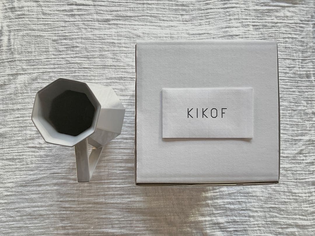 【新品未使用】KIKOF キコフ　Pot 信楽焼　花器水差し　花瓶 kikof
