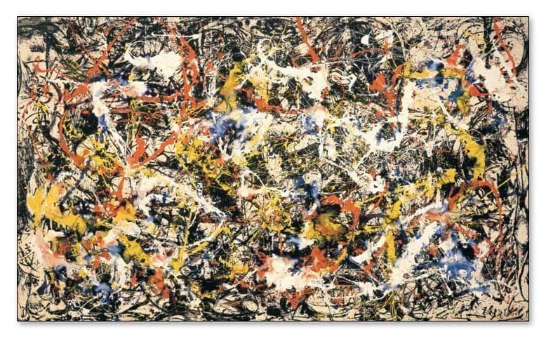 額装済ポスター / Convergence（ジャクソン・ポロック）POLLOCK