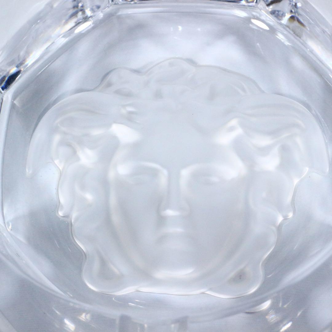 ヴェルサーチ クリスタル灰皿 13cm VERSACE ブランド