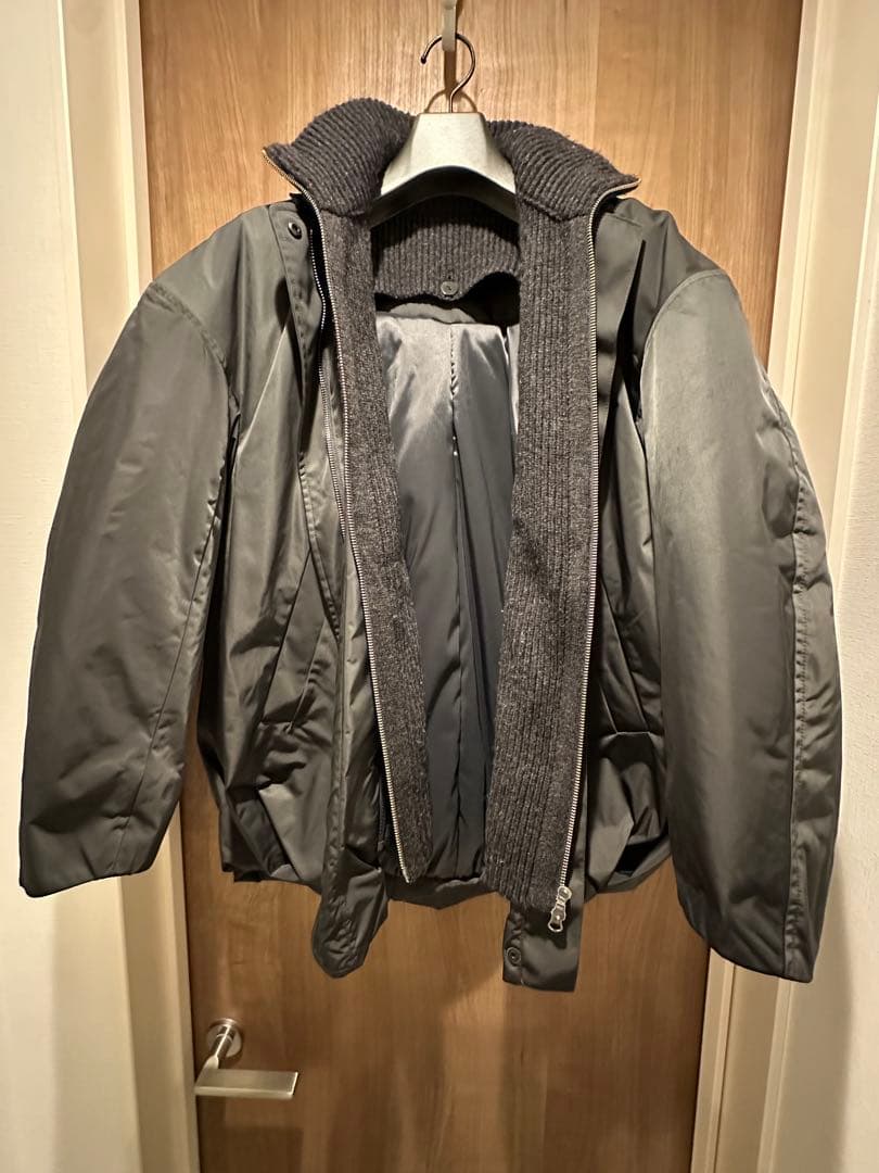 ENFOLD DICROS SOLO Twill ニットレイヤーバルーンコート