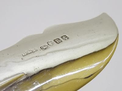 シルバーバターナイフ(16) シンプル マザーオブパール 送料無料
