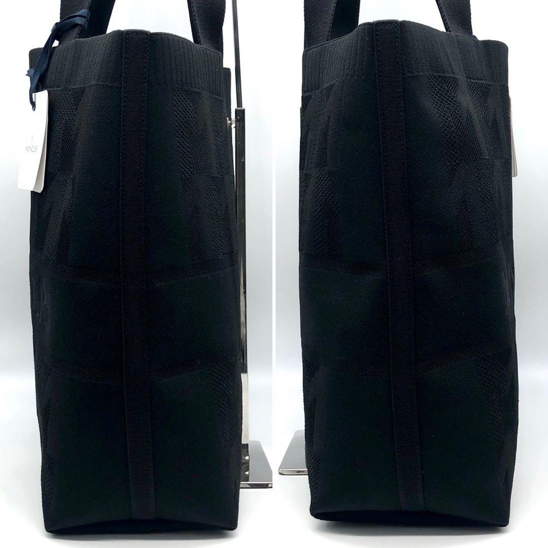 ✨新品・タグ付き✨モンクレール トートバッグ ニット モノグラムロゴ M3706