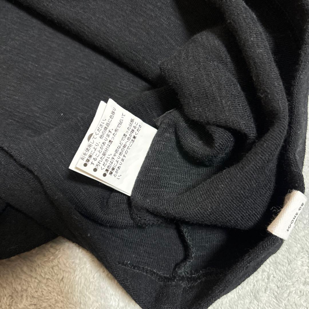 希少！オーガニックパイル　8gshoot MOCKNECK SHIRT黒