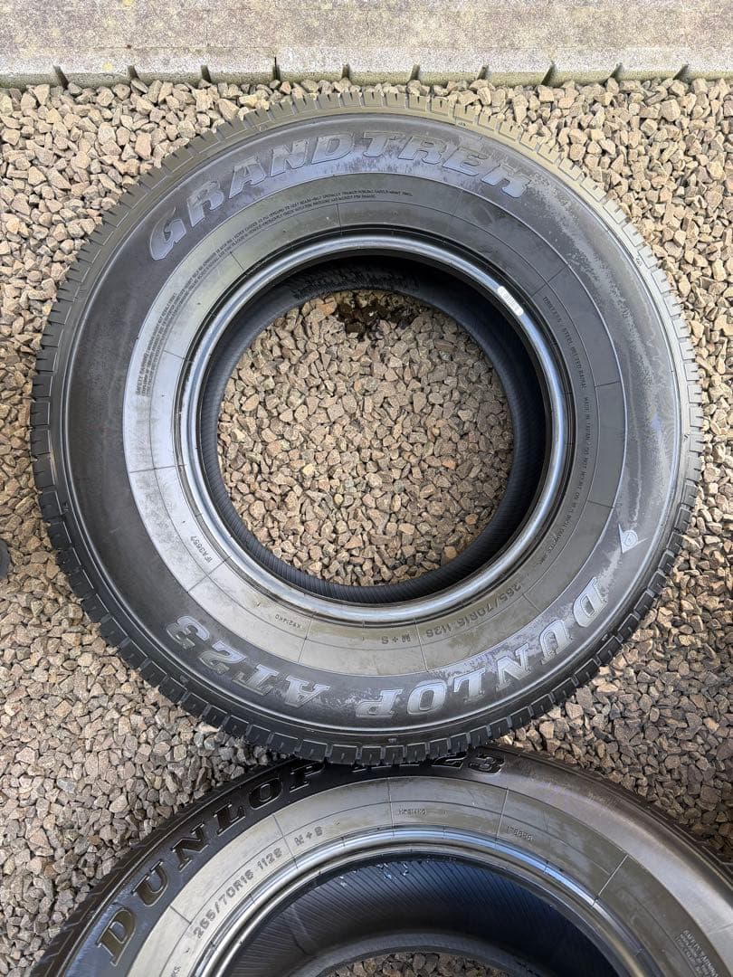 ★ランクル70再再販・新車外しDUNLOP AT23 16インチタイヤ4本