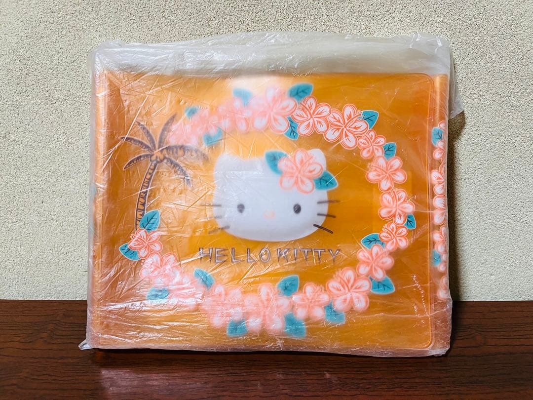 【新品未開封】ハローキティ　バインダー式CDケース ハイビスカス　レトロ