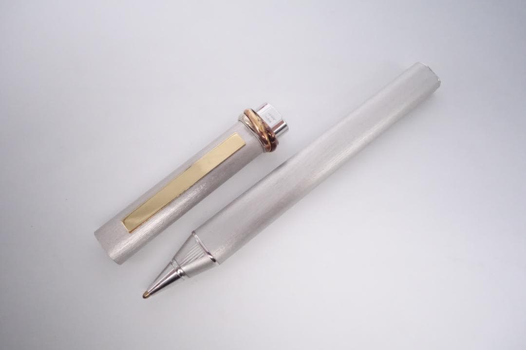 Cartier カルティエ トリニティ ボールペン シルバー マット加工