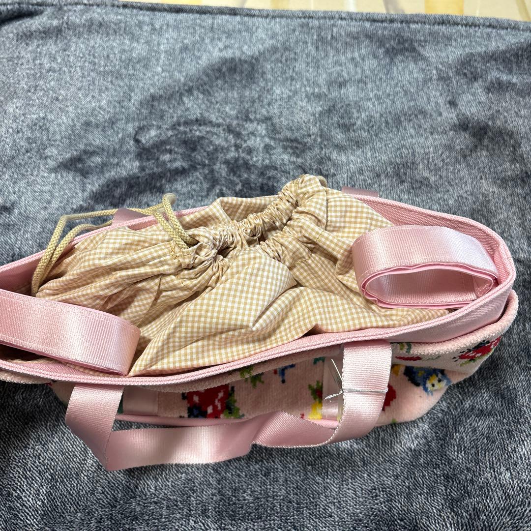 新品　フェイラー　ハイジフレンズフォレスト　ベビーカートート　ピンク　タグ付き