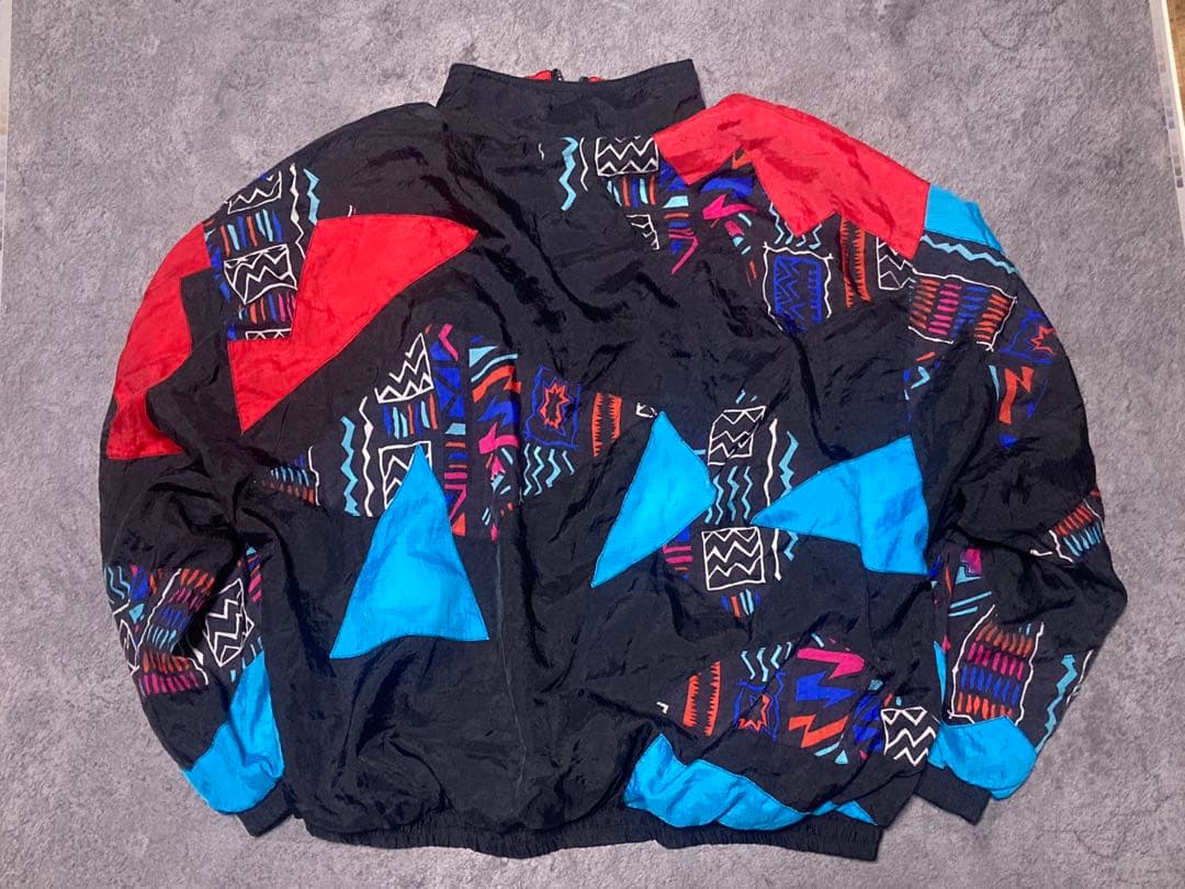 レア90s ヴィンテージ NIKE マルチカラー ジャケット 総柄vintage