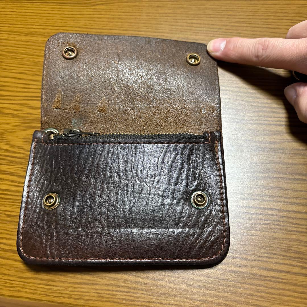 OLD CROW SPEED SHOP レザーウォレット GLAD HAND