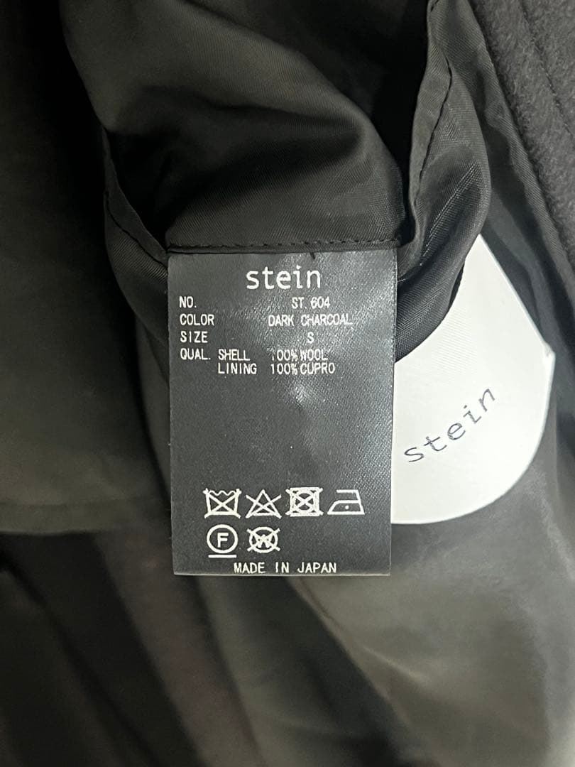 【ssstein】OVERSIZED LAYERED SINGLE COAT
