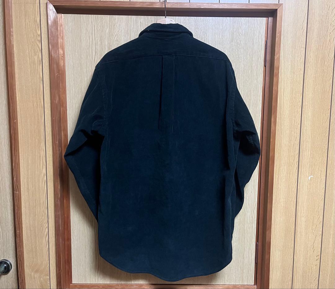 90s Polo Ralph Lauren ハーフジップ コーデュロイ ブラック