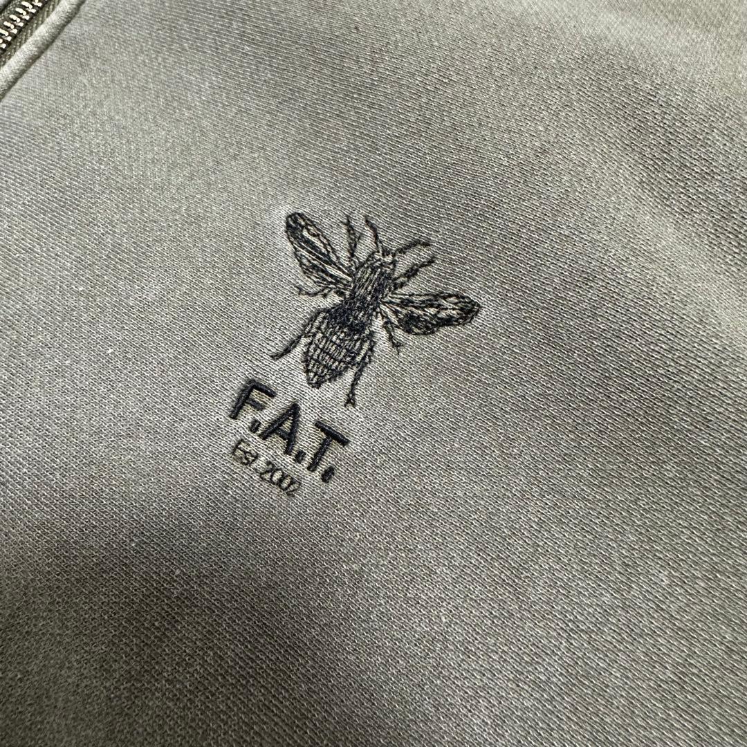 美品FAT ◼️オリーブグリーン フルジップパーカーF.A.T. OVERMENT