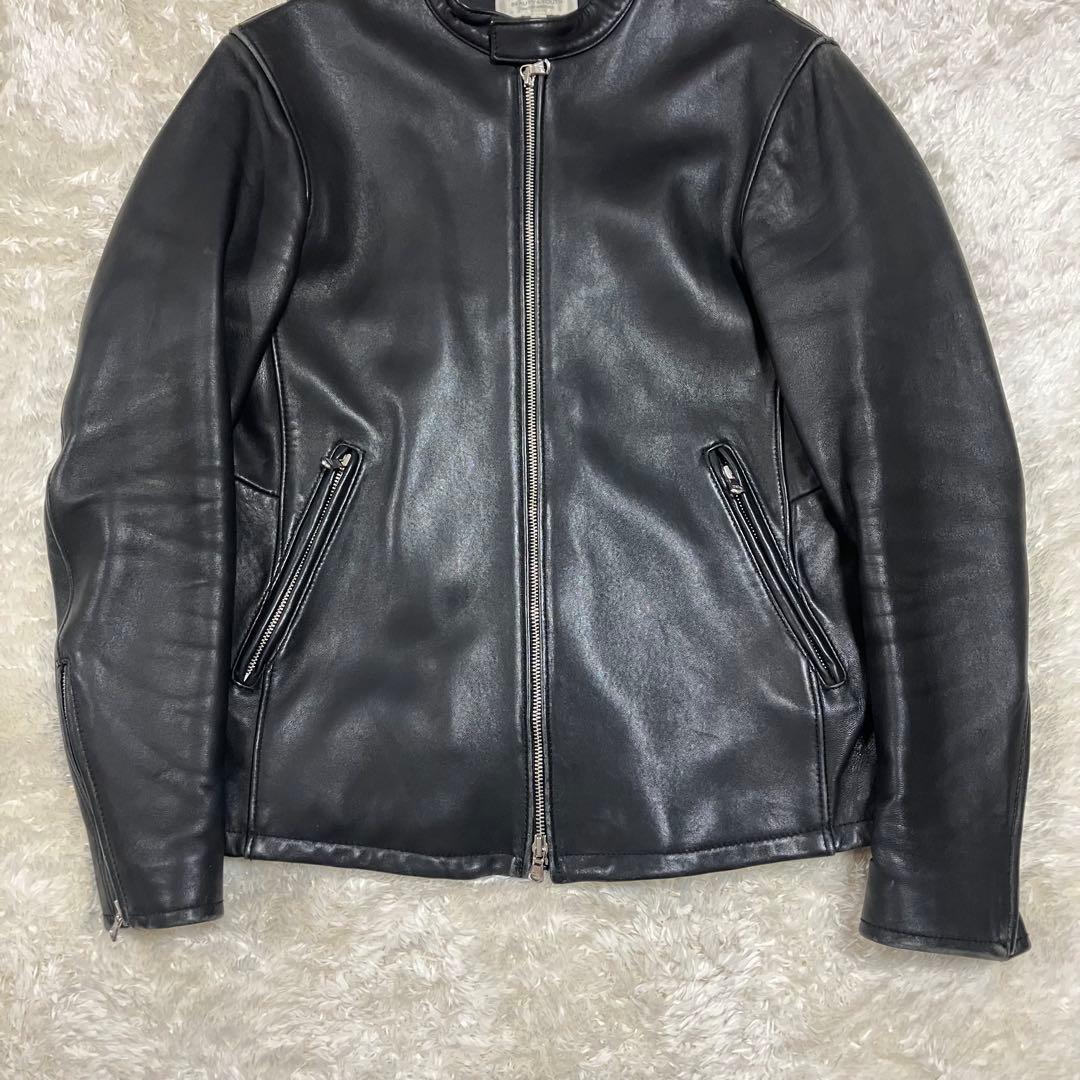 beauty&youth UNITEDARROWS ライダース　シングル　羊革