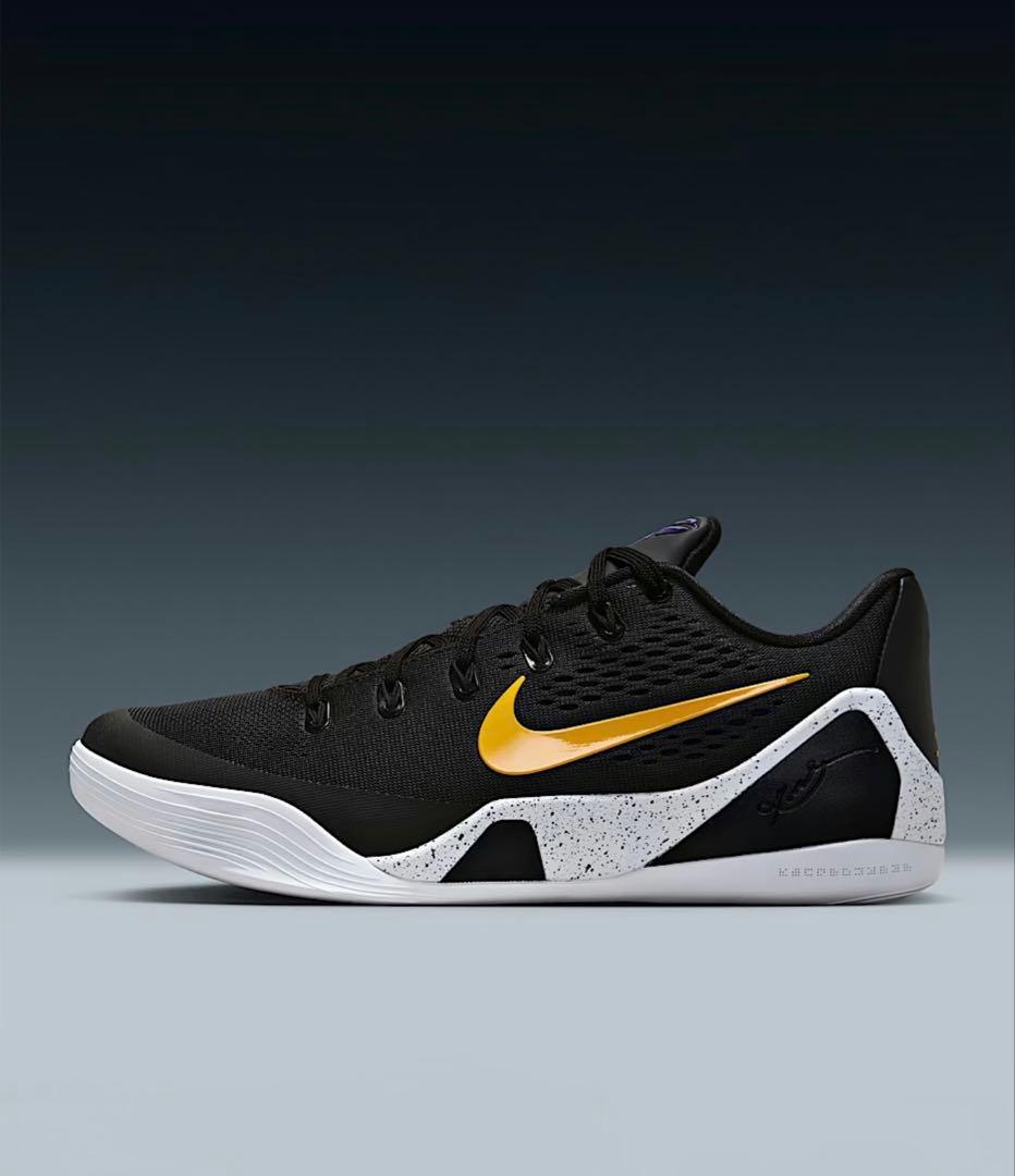 コービー9 Nike バスケットボールシューズ ブラック/ゴールド