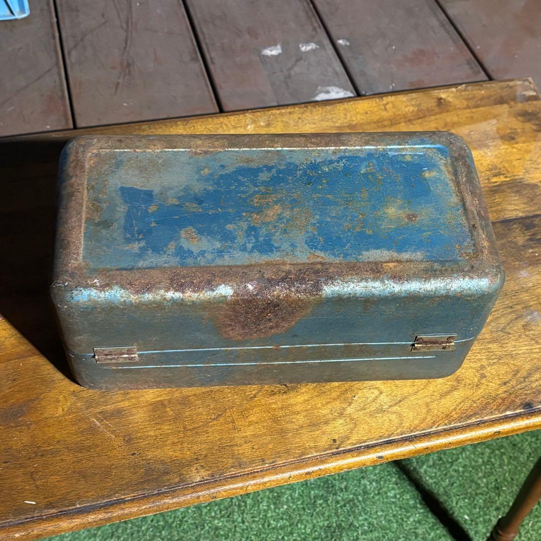 USA vintage OLD PAL メタルタックルボックス　サビあり