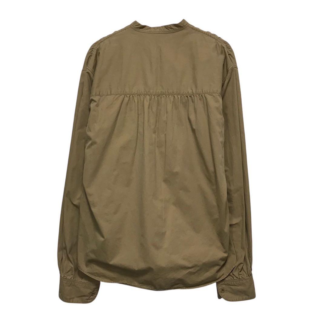 KAPITAL キャピタル　長袖スタンドカラーシャツ　日本製　ベージュ　3