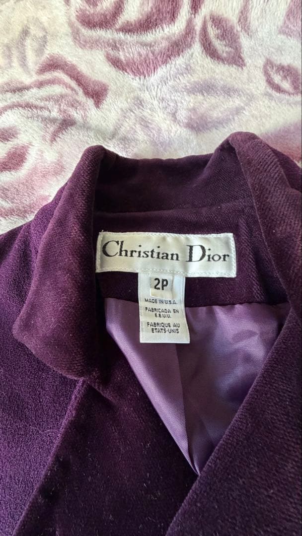 Christian Dior 紫色 ウールジャケット size:2P