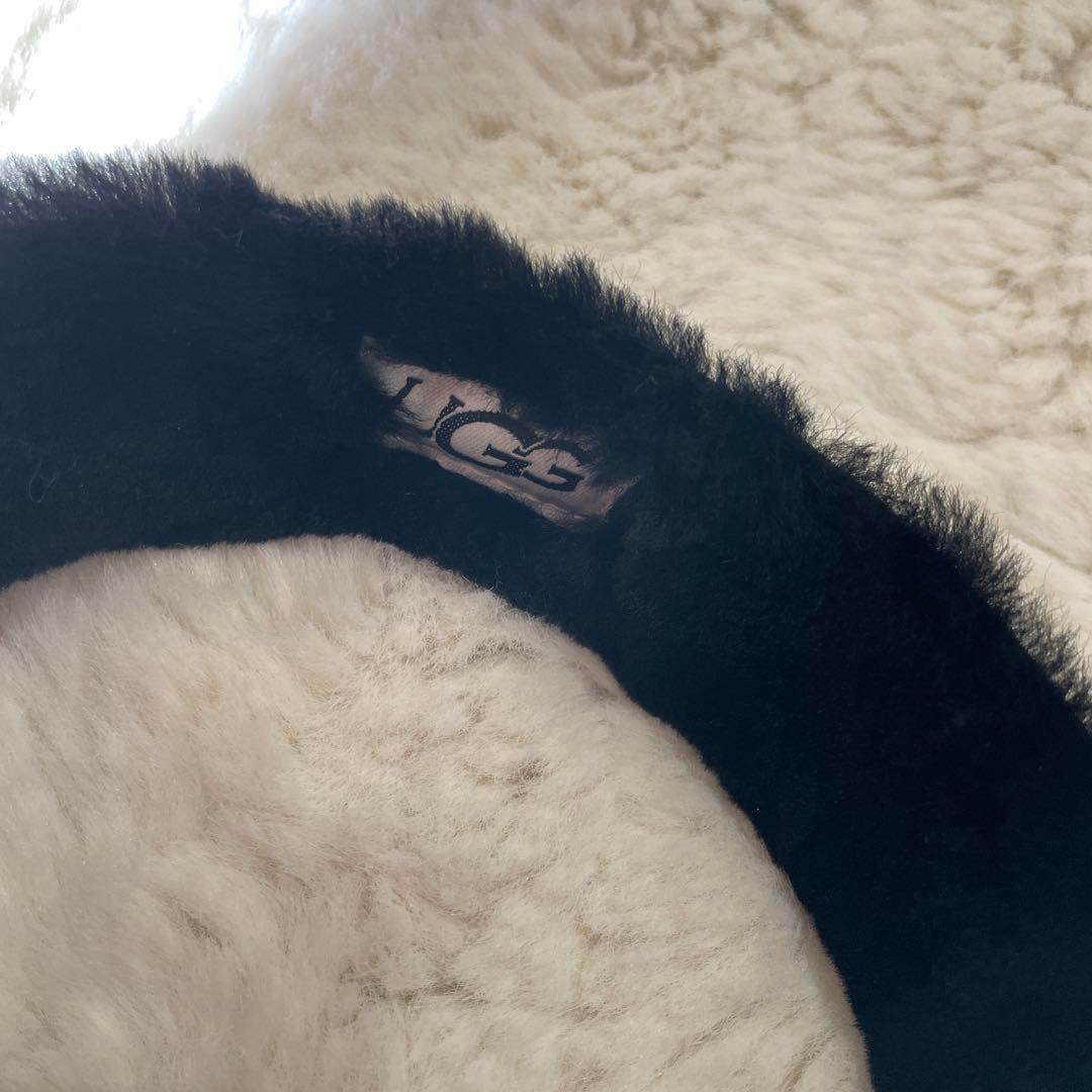 UGG シープスキン イヤーマフ ブラック