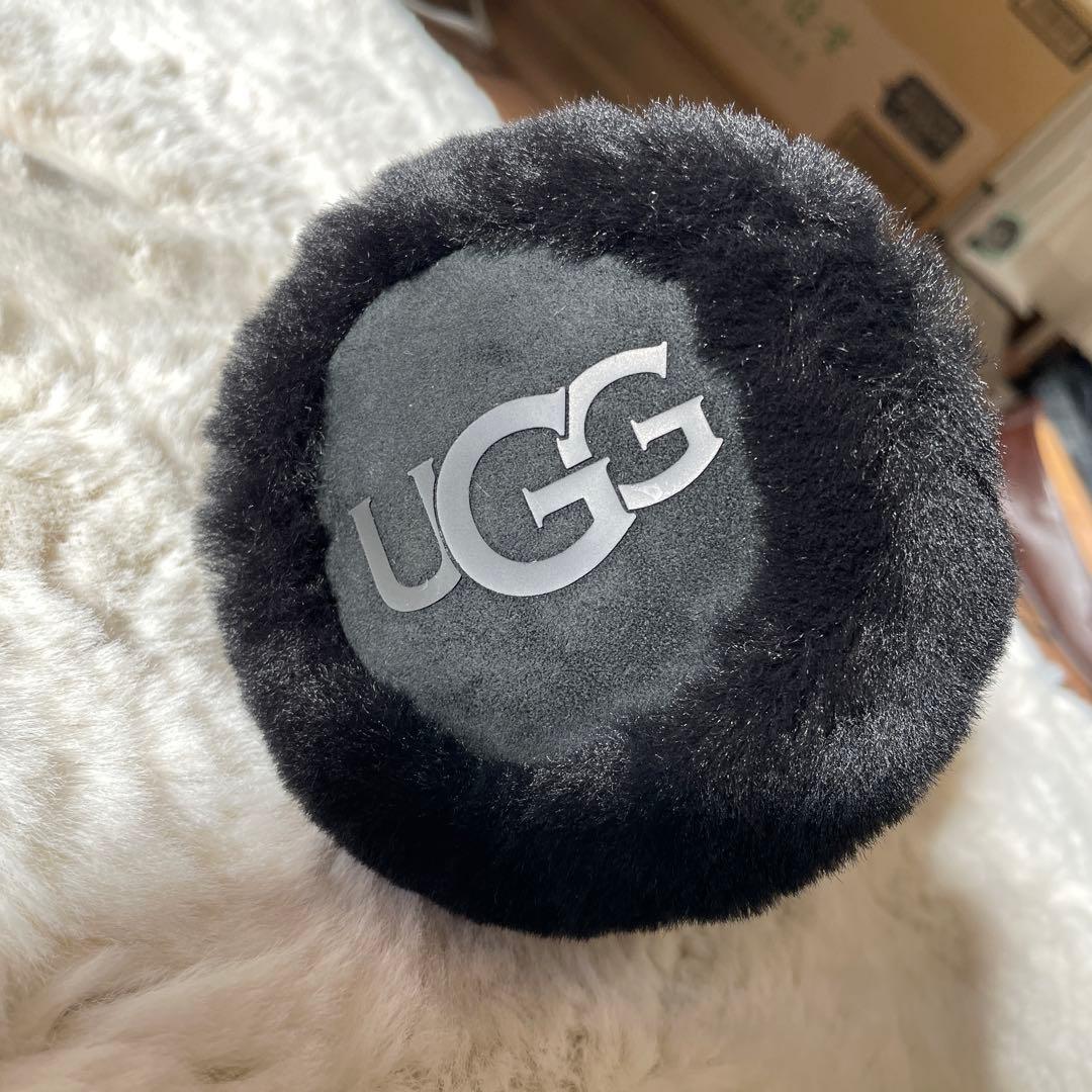 UGG シープスキン イヤーマフ ブラック