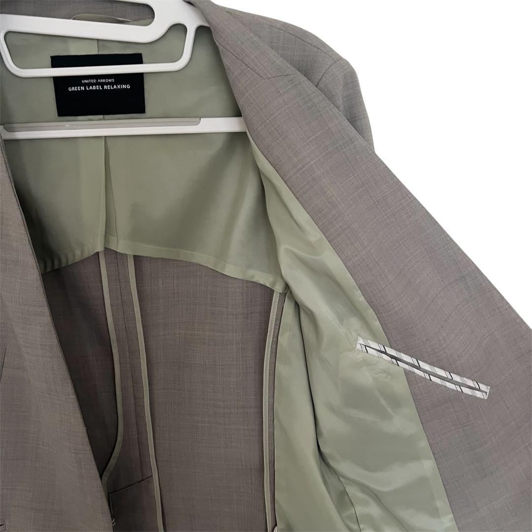 green label relaxing グレー スーツ セットアップ36
