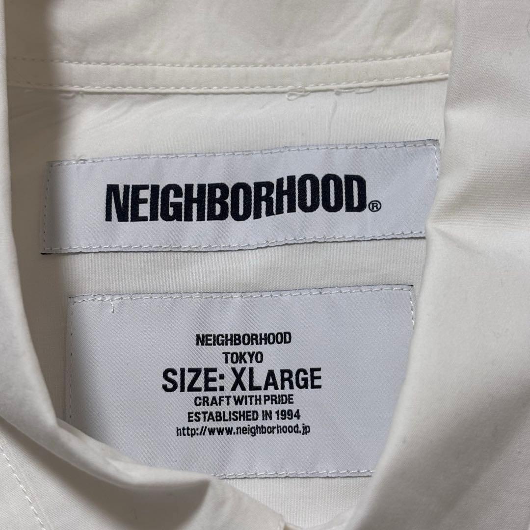 neighborhood 長袖　シャツ　ジャケット　XLサイズ　刺繍ロゴ