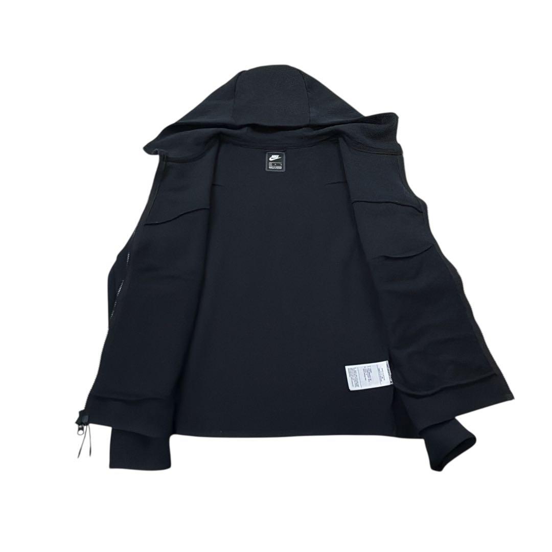 NIKE テックフリース パーカー プリント 黒 M