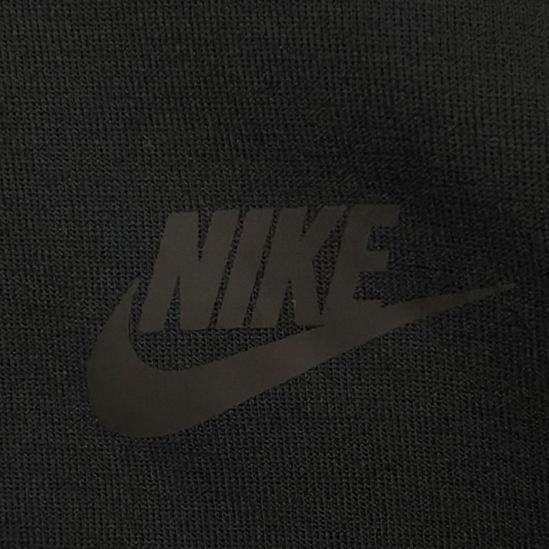 NIKE テックフリース パーカー プリント 黒 M