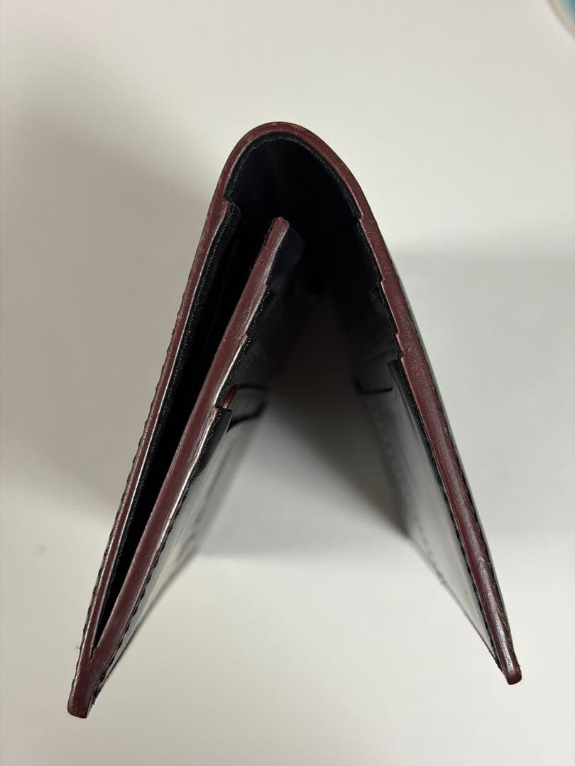 ganzo ガンゾ シェルコードバン2 小銭入れ 付 長財布 黒