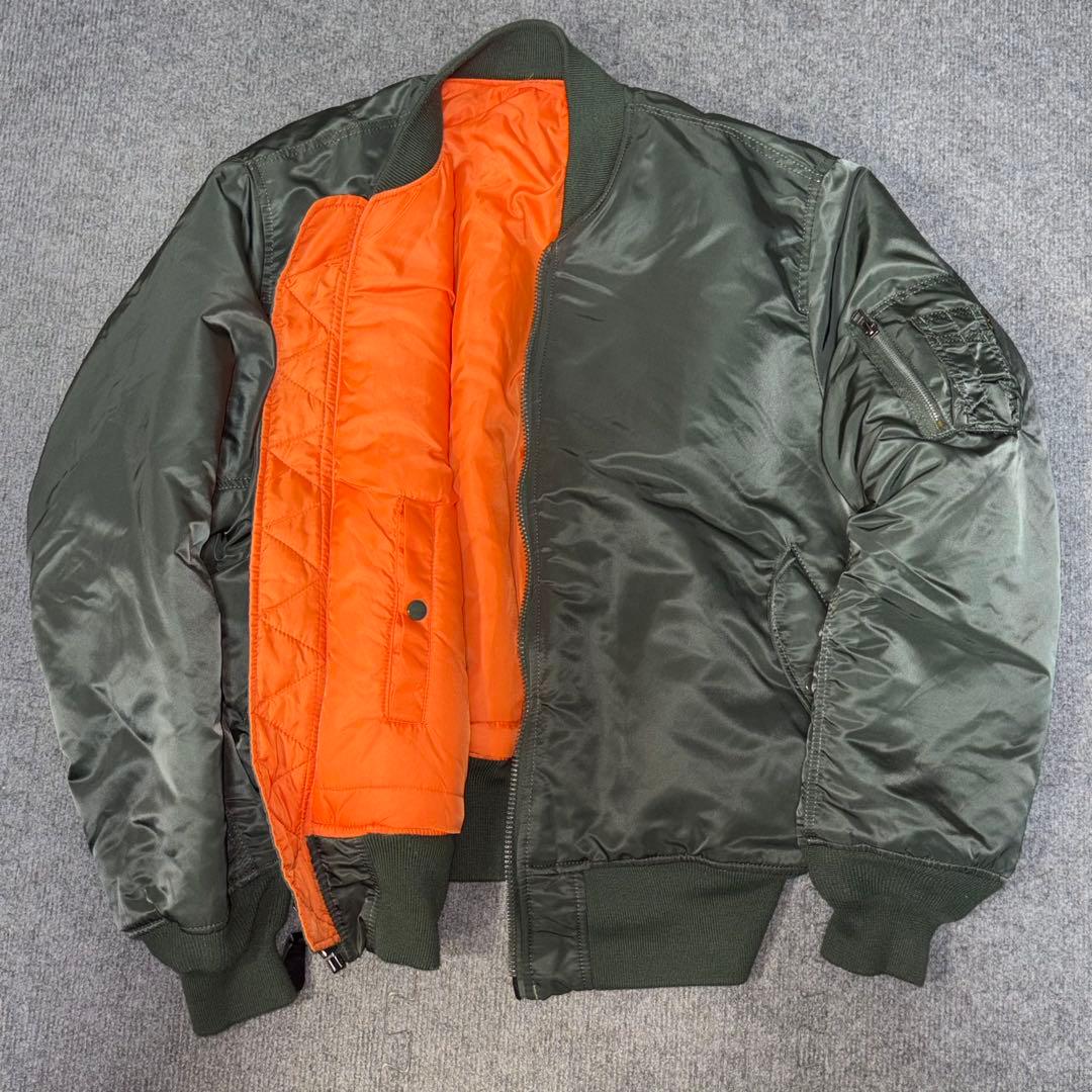 【極美品✨】【希少XL】ALPHA INDUSTRIE ma-1 カーキ XL
