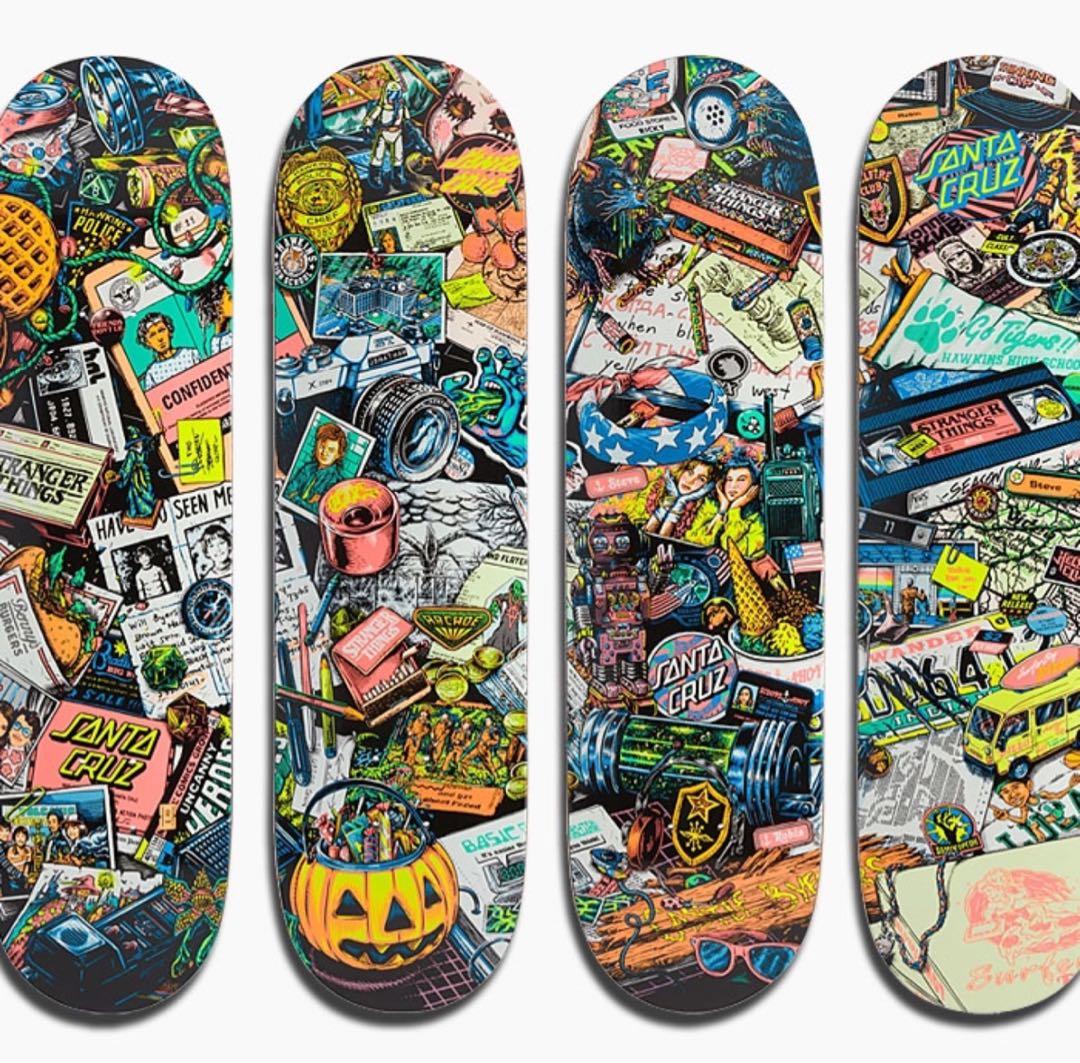 Santa Cruz ストレンジャーシングススケートボード デッキ 8インチ