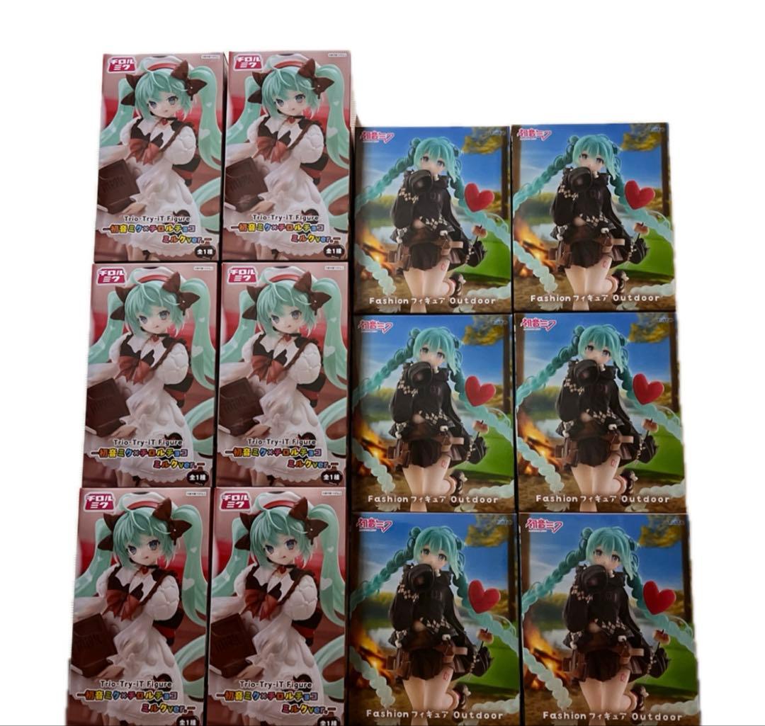 初音ミク フィギュア チロルチョコ outdoor 12点