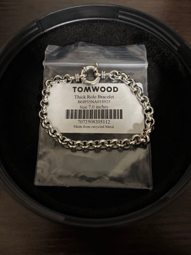 TOMWOOD Thick Rolo Bracelet 7.0インチ