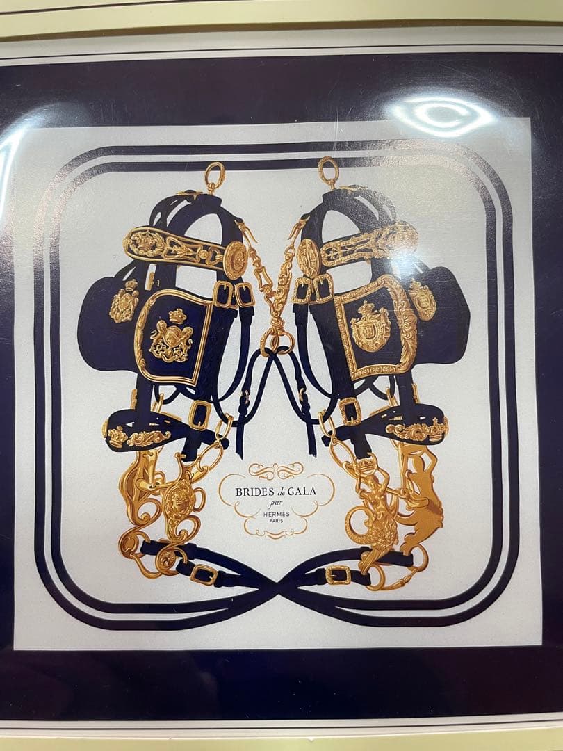 エルメス HERMES スカーフ カレ90 BRIDES de GALA