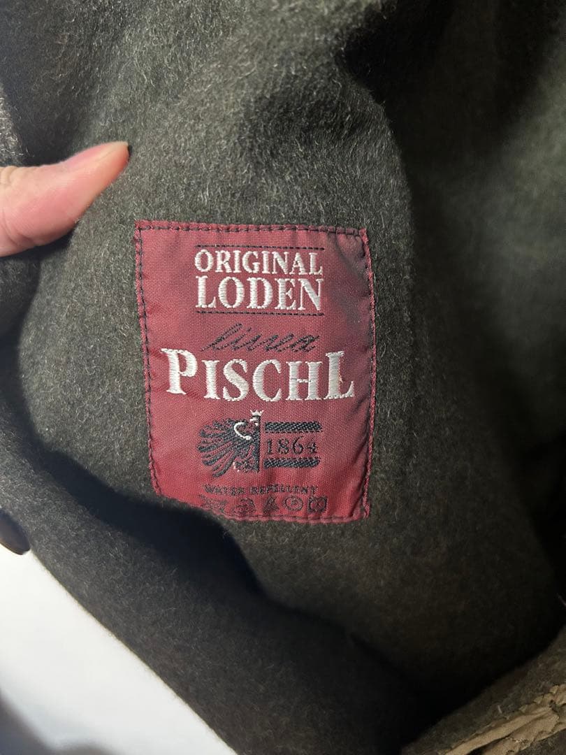 極美品 PISCHL ローデンコート オーストリア製 濃緑 ウール L〜XL相当