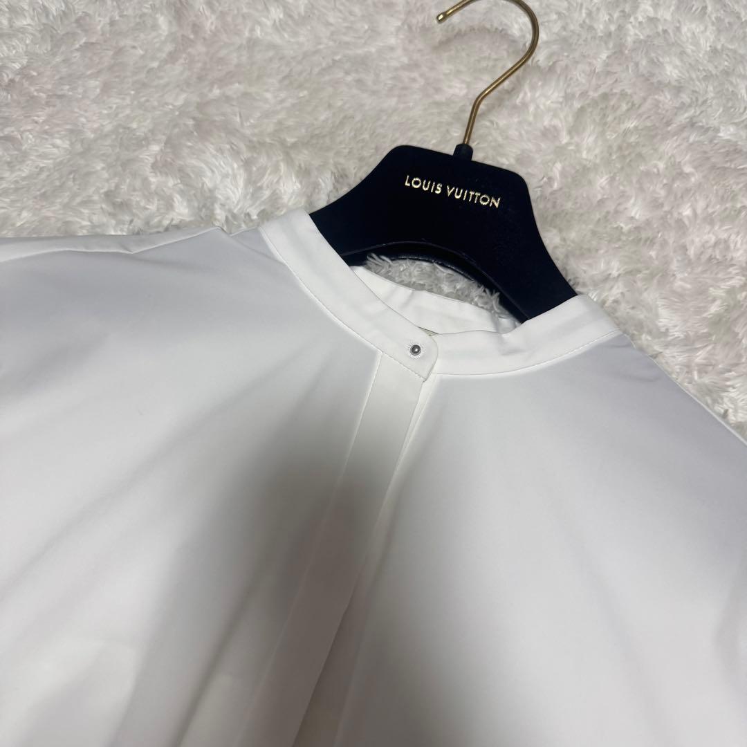 美品 UNITED ARROWS バックフレア ショートスリーブ ブラウス