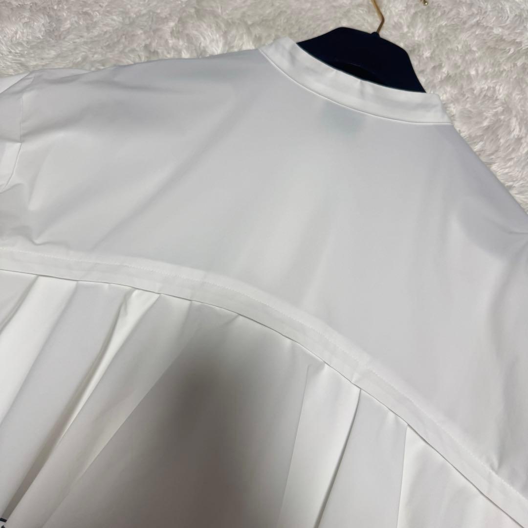 美品 UNITED ARROWS バックフレア ショートスリーブ ブラウス