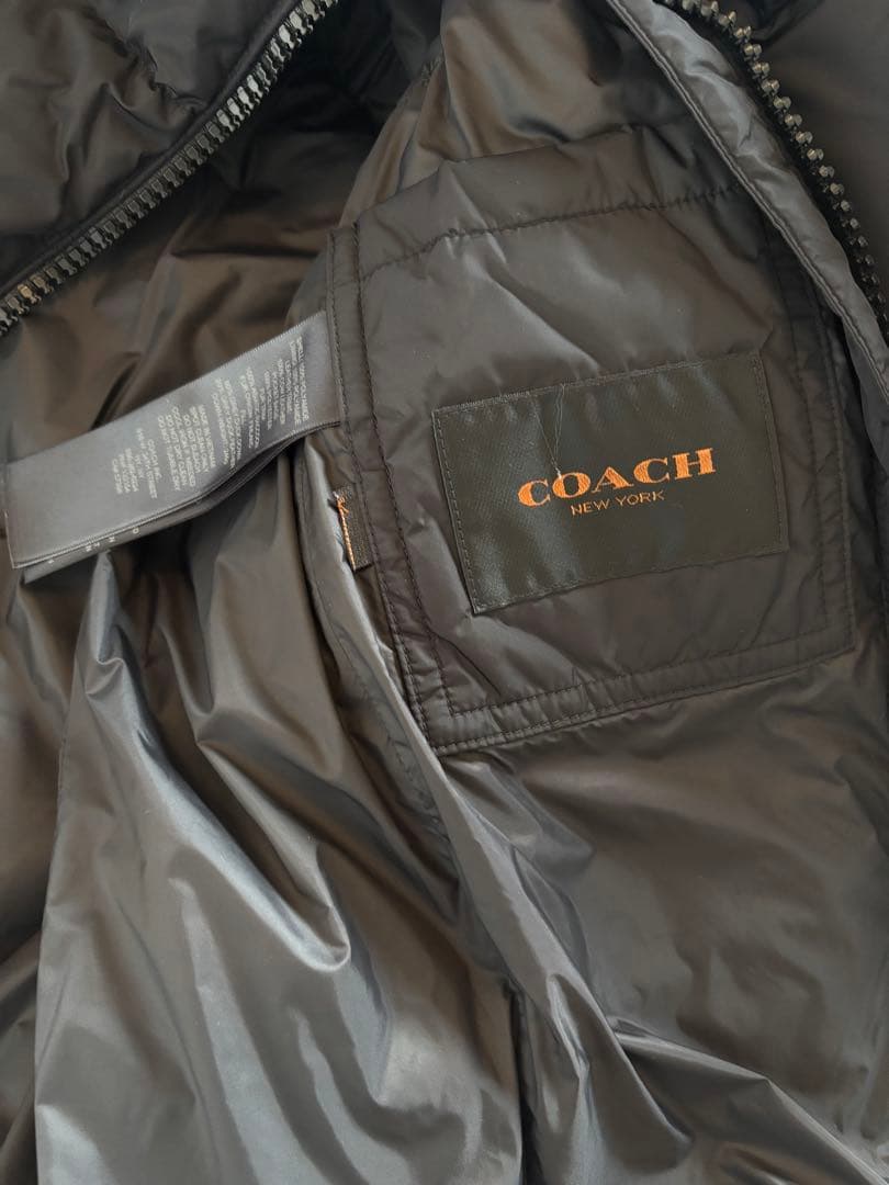 coach ダウンコード　黒　コーチ　アウター　コート