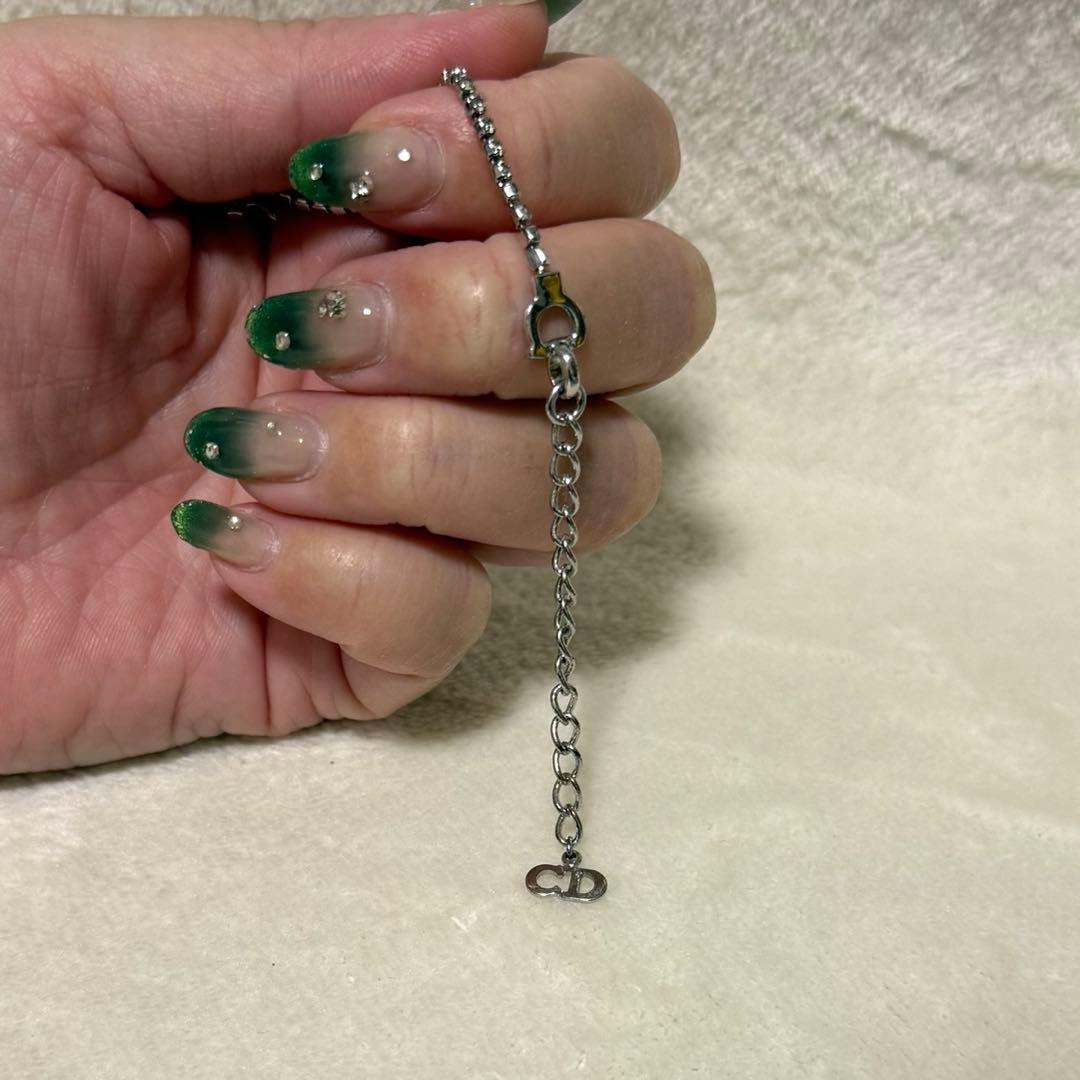 【お値下げ】Dior CD シルバー チェーン ブレスレット レディース