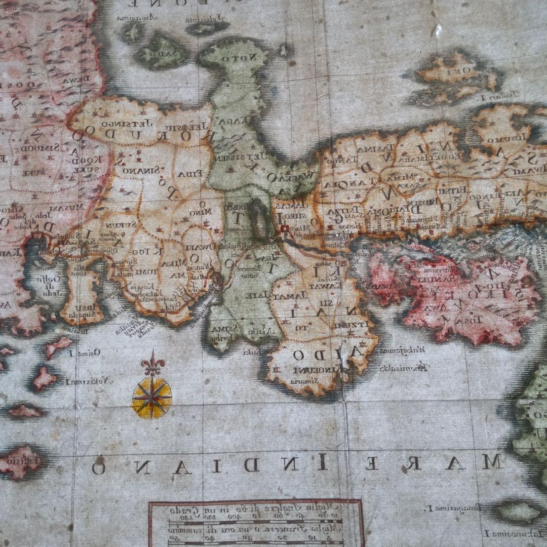 ①、古版　日本地図　コレクター向き