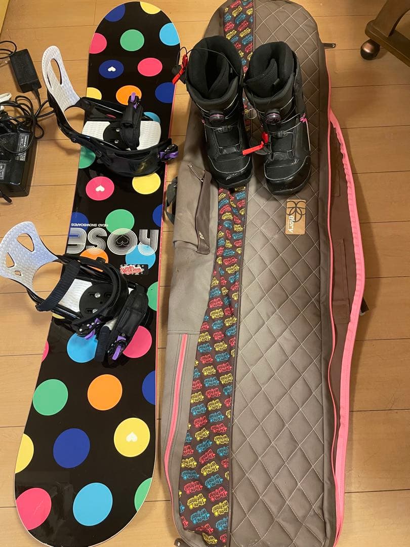 豪華　HEAD スノーボード フルセット 144cm ケース付き