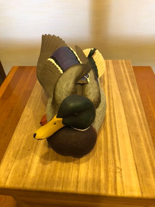 鴨の石像(デコイ)